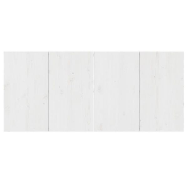 Бар маса, бяла, 180x80x110 см, борово дърво масив