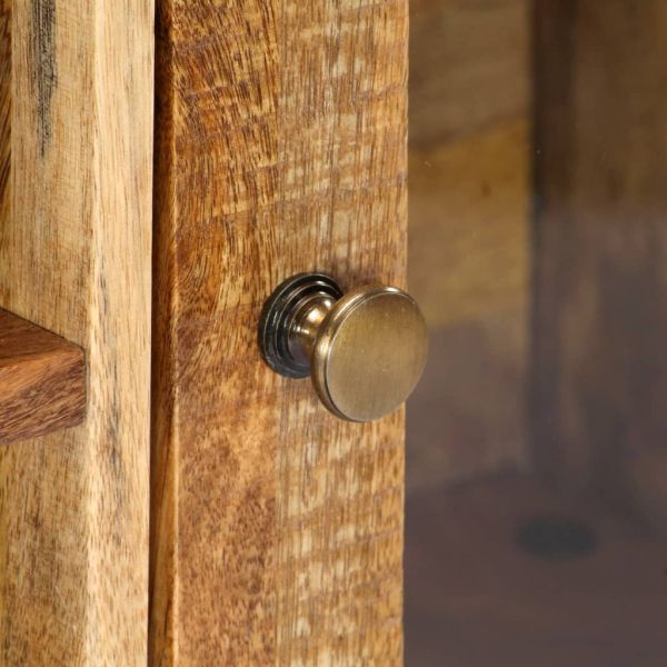 ТВ шкаф, 120x30x75 cм, регенерирано дърво масив