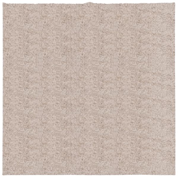 Шаги килим с дълъг косъм "PAMPLONA" модерен бежов 160x160 см
