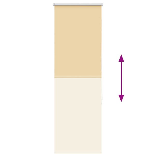 Ролкова щора Blackout Бежова 60x130 cm Ширина на плата 55,7 cm