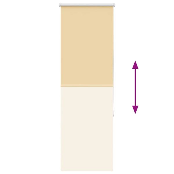 Ролкова щора Blackout Бежова 60x175 cm Ширина на плата 55,7 cm