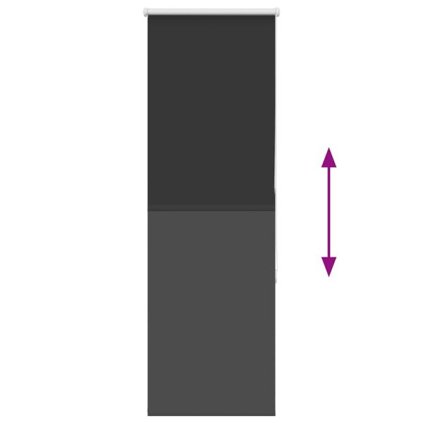 Ролетна щора Blackout Black 45x150 cm Ширина на плата 40,7 cm