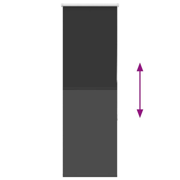 Ролетна щора Blackout Black 50x175 cm Ширина на плата 45,7 cm