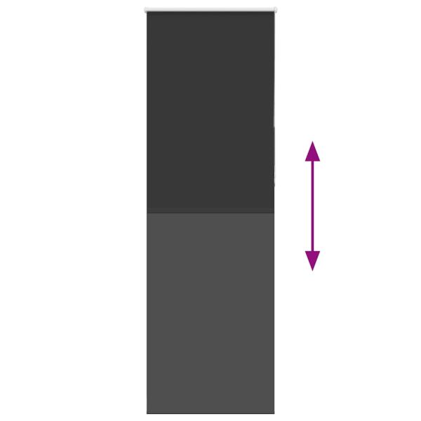 Ролетна щора Blackout Black 65x210 cm Ширина на плата 60,7 cm