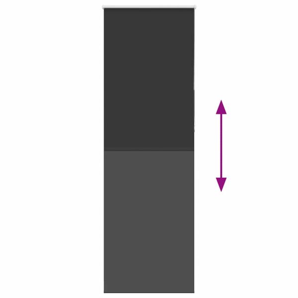 Ролетна щора Blackout черна 70x210 см ширина на тъканта 65,7 см