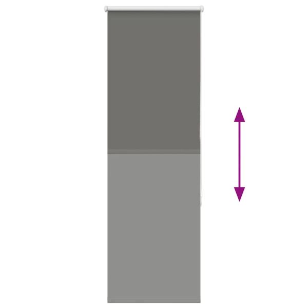 Ролкова щора Blackout Сив 40x150 cm Ширина на плата 35,7 cm