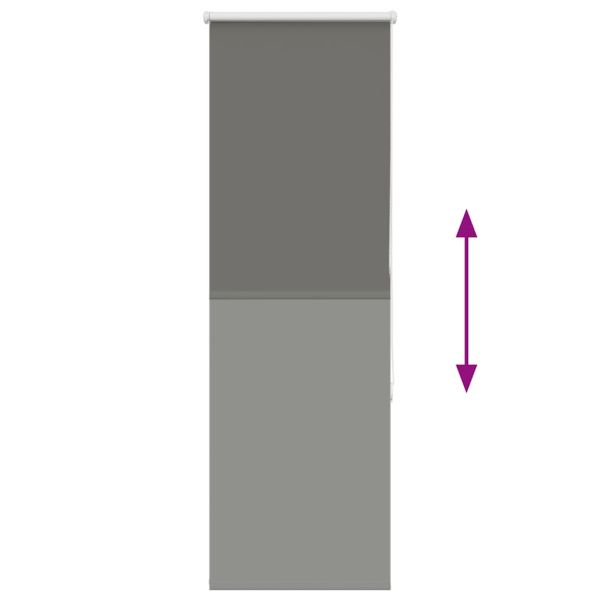 Ролкова щора Blackout Сив 50x150 cm Ширина на плата 45,7 cm