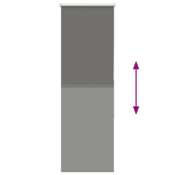 Ролкова щора Blackout Сив 55x175 cm Ширина на плата 50,7 cm