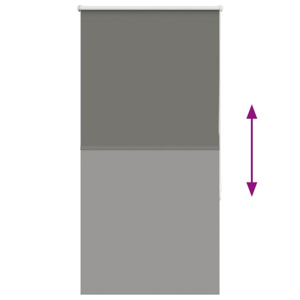 Ролкова щора Blackout Сив 80x175 cm Ширина на плата 75,7 cm