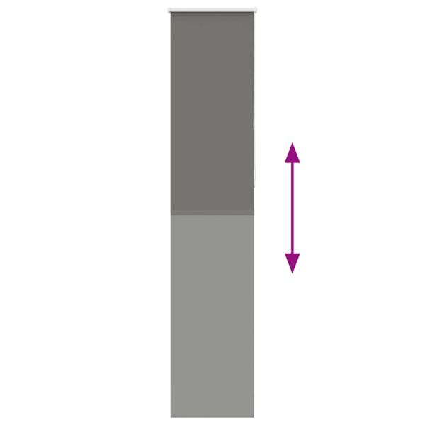 Ролетна щора Blackout Сив 45x230 cm Ширина на плата 40,7 cm