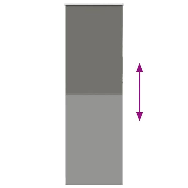 Ролкова щора Blackout Сив 65x230 cm Ширина на плата 60,7 cm