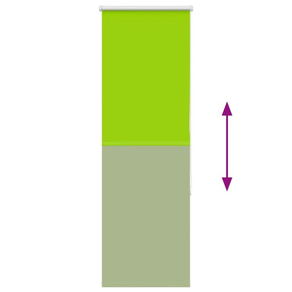 Ролетна щора Blackout Зелени листа 60x150 см ширина на тъканта