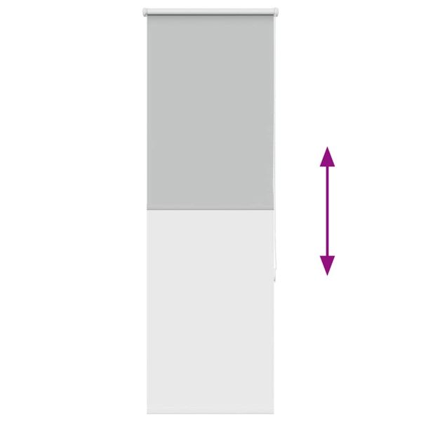 Ролкова щора Blackout Светло сиво 60x150 cm Ширина на плата