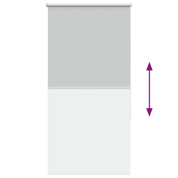 Ролкова щора Blackout Светло сиво 75x150 cm Ширина на плата