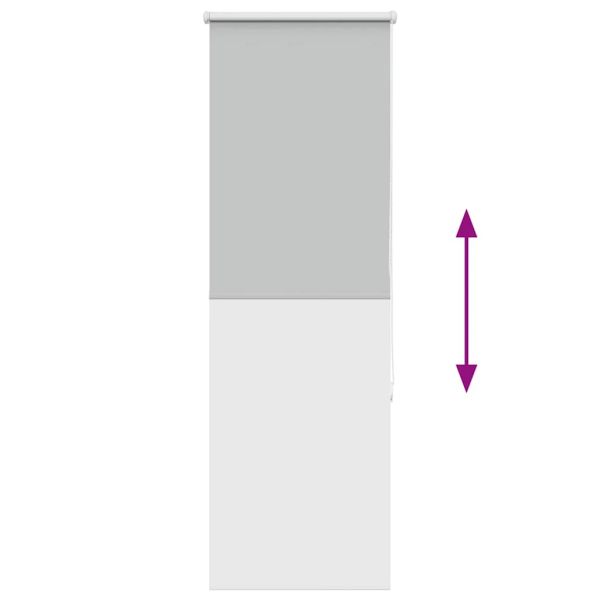 Ролкова щора Blackout Светло сиво 60x175 cm Ширина на плата