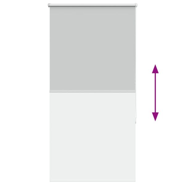 Ролкова щора Blackout Светло сиво 80x175 cm Ширина на плата