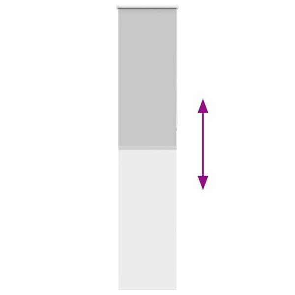 Ролкова щора Blackout Светло сиво 50x210 cm Ширина на плата