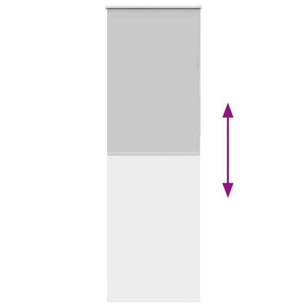 Ролкова щора Blackout Светло сиво 65x210 cm Ширина на плата