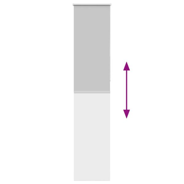 Ролкова щора Blackout Светло сиво 55x230 cm Ширина на плата