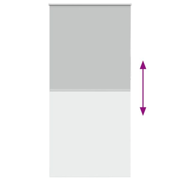 Ролкова щора Blackout Светло сиво 100x230 cm Ширина на плата