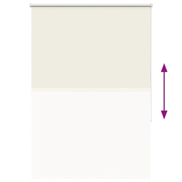 Ролкова щора белезникав 95x130 см Ширина на плата 90,7 см