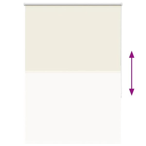 Ролкова щора белезникав 90x150 см Ширина на плата 85,7 см
