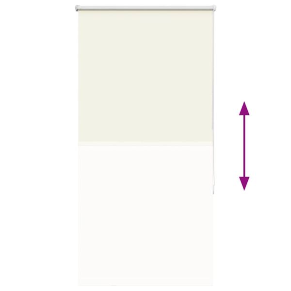 Ролкова щора белезникав 80x175 см Ширина на плата 75,7 см