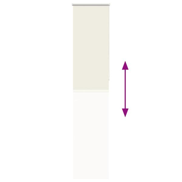 Ролкова щора белезникав 60x210 см Ширина на плата 55,7 см