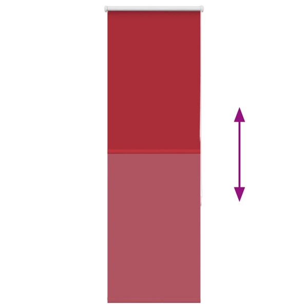 Ролетна щора Blackout червен 60x150 см ширина на тъканта 55,7см
