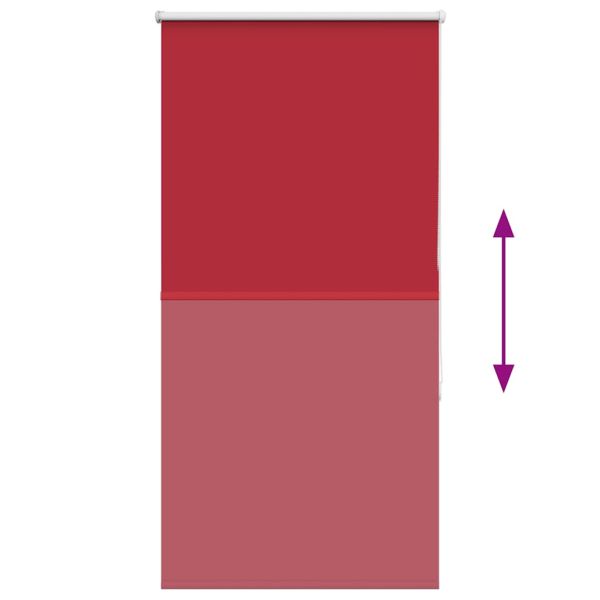 Ролкова щора Blackout червен 80x175 см Ширина на плата 75,7 см