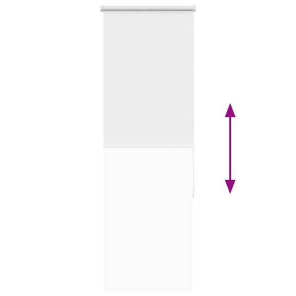 Ролкова щора Blackout бял 40x175 см Ширина на плата 35,7 см