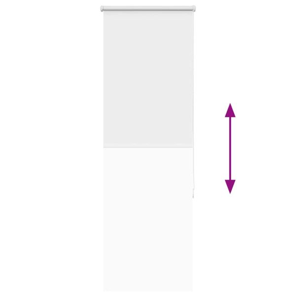 Ролетна щора Blackout бял 45x175 см Ширина на плата 40,7 см