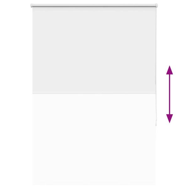 Ролкова щора Blackout бял 95x175 см Ширина на плата 90,7 см