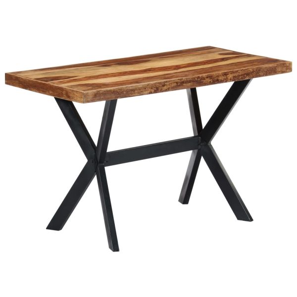 Трапезна маса, 120x60x75 см, акациево дърво масив