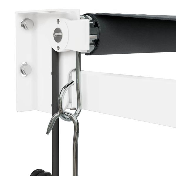 Автоматично прибираща се тента, антрацит, 4x3 м