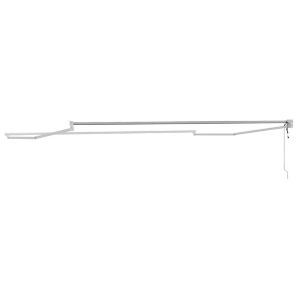 Сгъваем навес Бяло 400 × 300 cm Алуминий