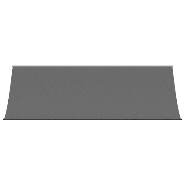 Прибираща се тента, антрацит, 350x150 см, плат и стомана