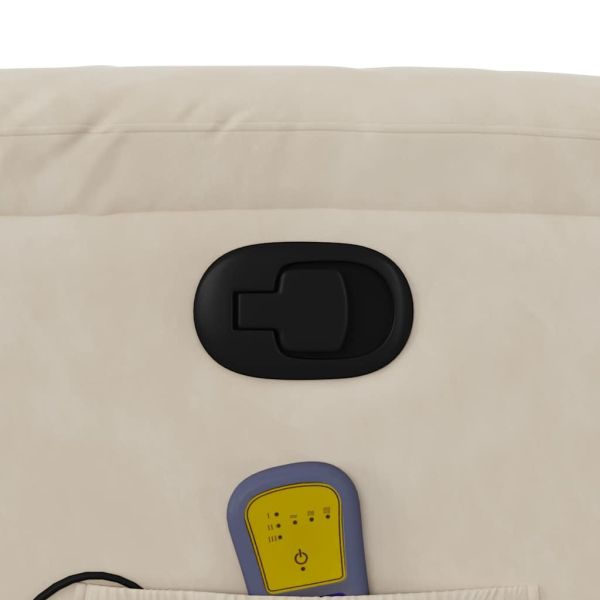 Масажен наклоняем стол, бежов, микрофибърен текстил