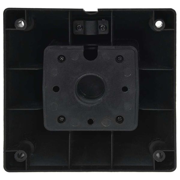 Външен разклонител колонен 4-посочен черно-зелено 16x16x39,5 см