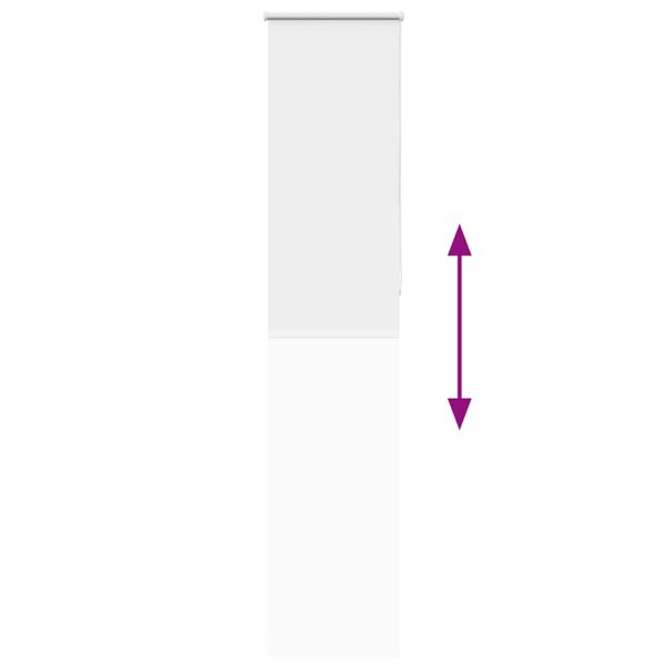Ролкова щора Blackout бял 50x230 см Ширина на плата 45,7 см