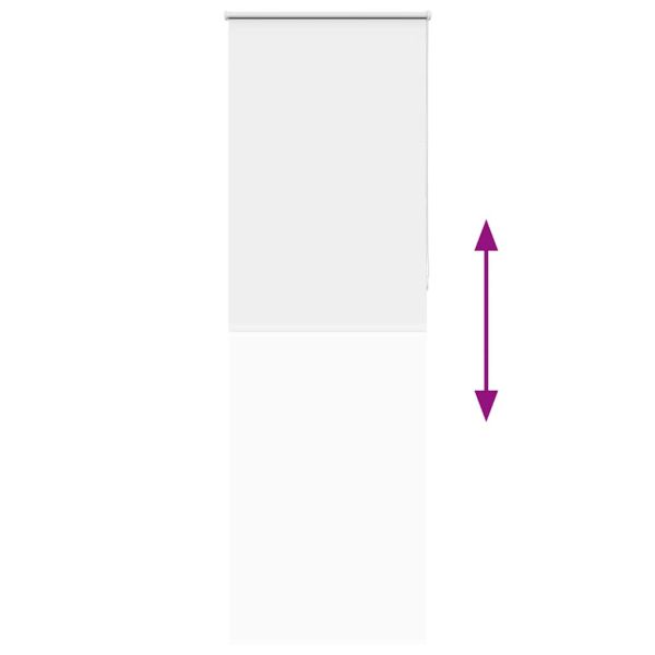 Ролкова щора Blackout бял 85x230 см Ширина на плата 80,7 см