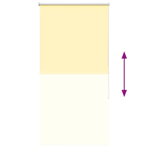 Ролетна щора Blackout жълт 70x150 см ширина на тъканта 65,7см