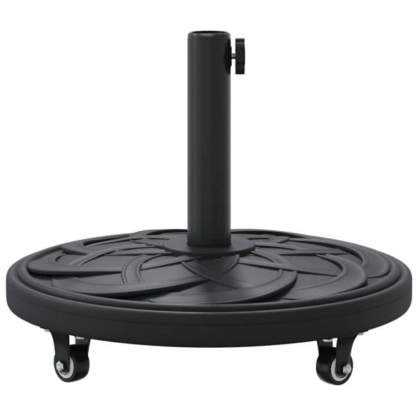 Основа за чадър Арт Деко Черно Ø 45 х 39,5 см Желязо