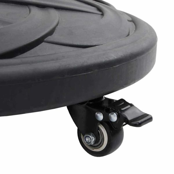 Основа за чадър Арт Деко Черно Ø 45 х 39,5 см Желязо