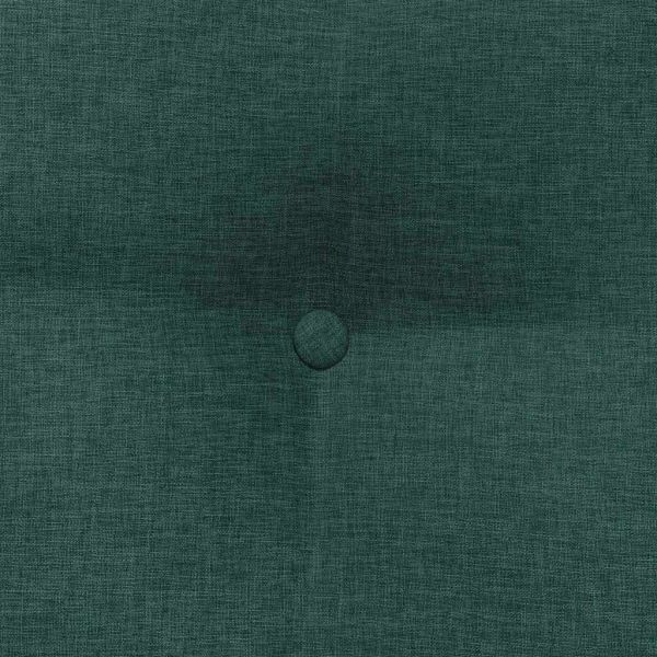 Възглавница за гръб Тъмен зелен 80 x 24 x 50 см текстил