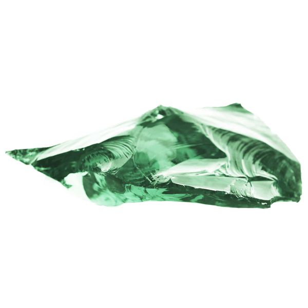 Градински камъни Светло зелено 12 cm Стъкло