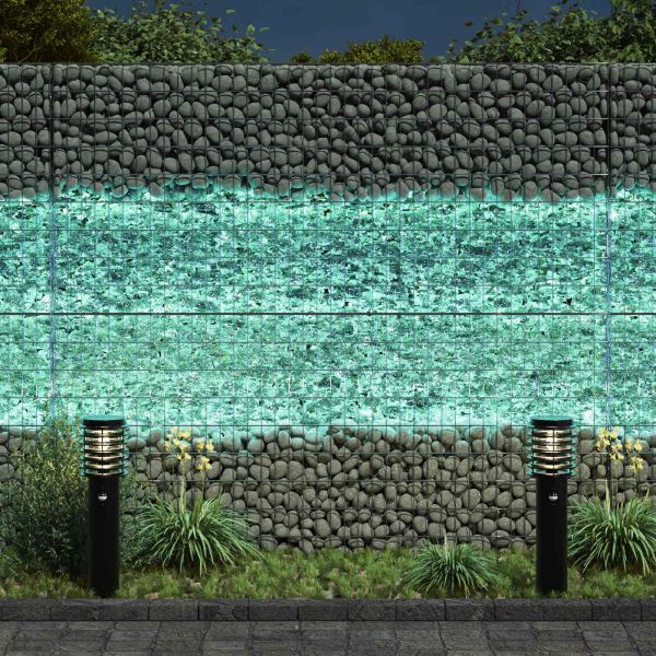 Градински камъни Тюркоаз 12 cm Стъкло