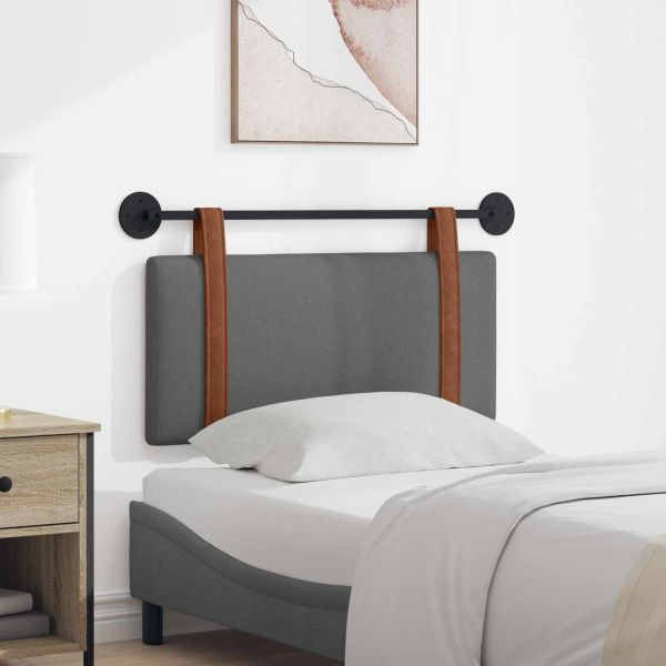 Висяща табла Едноцветен Тъмен сив 90 x 55 x 5 см Антично PU