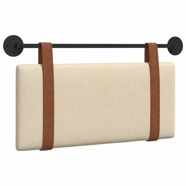 Висяща табла Монтиране на стена Крем 90 x 55 x 5 см Антично PU