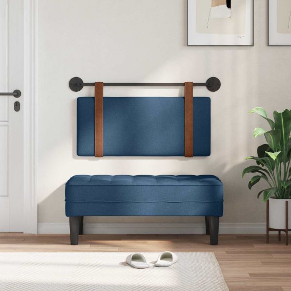 Висяща табла Монтиране на стена Синьо 90 x 55 x 5 см Антично PU